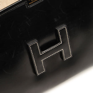 Black Jige GM Leather Clutch Bag