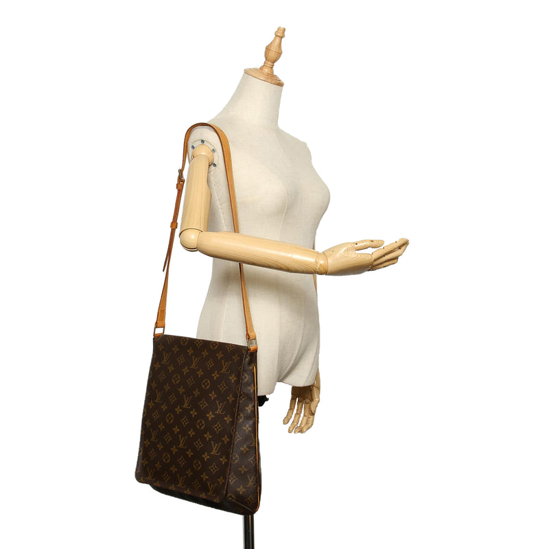 Louis Vuitton Damier Ebene Musette Salsa GM Shoulder Bag at