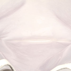 White Epi Plage Baia Vinyl Tote