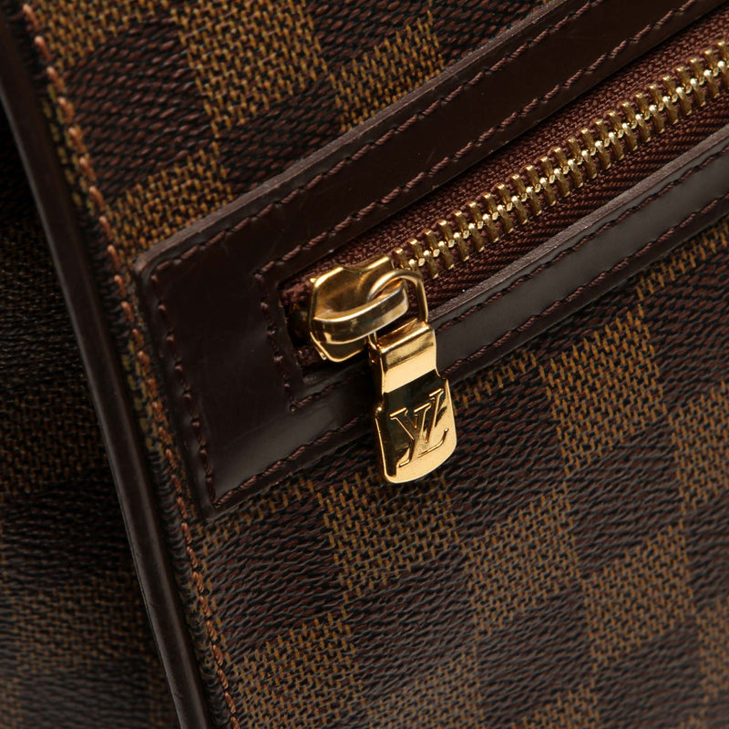 Louis Vuitton Vintage - Damier Ebene Spencer Bag - Brown - Leather