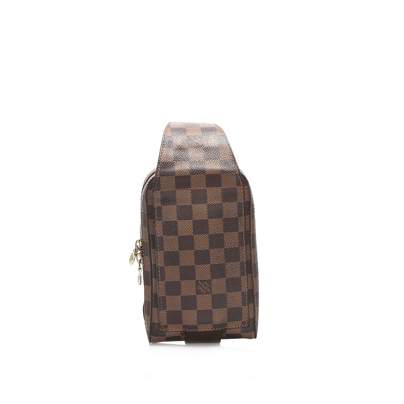 Damier Ebene Fanny Pack Belt Bag Geronimos