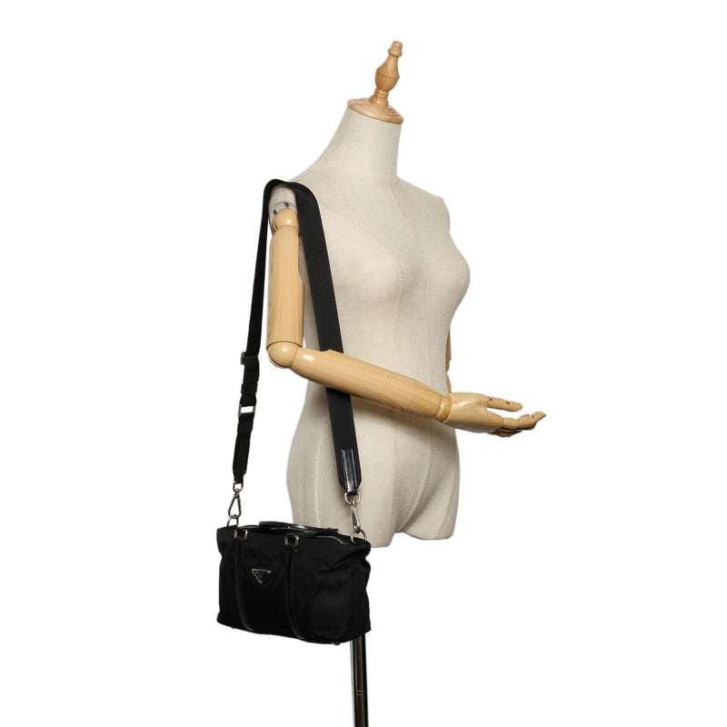 Tessuto Satchel Black