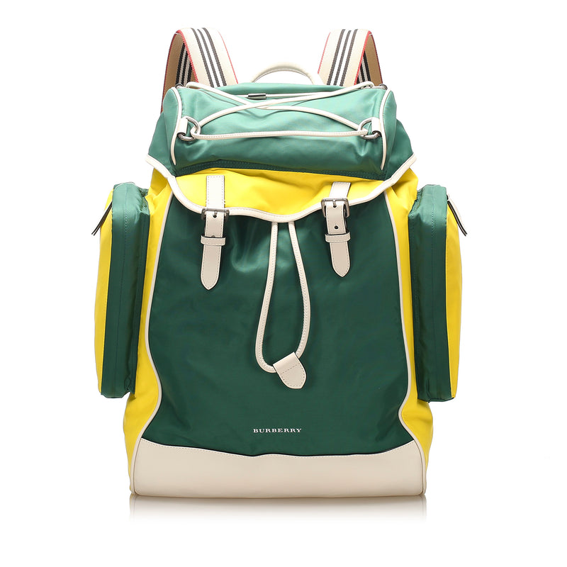 Nylon Backpack in Green