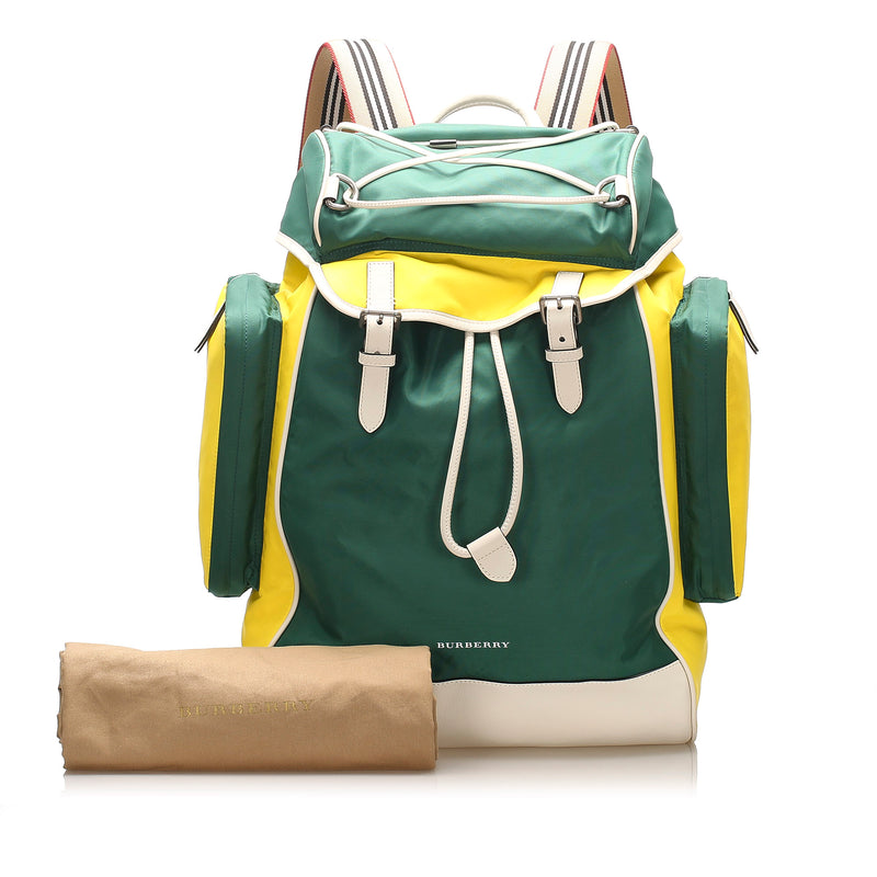 Nylon Backpack in Green