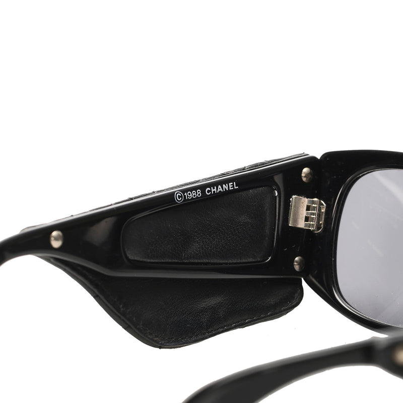 Chanel Square Tinted Sunglasses Black