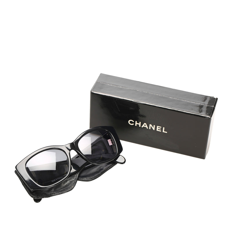 Chanel Square Tinted Sunglasses Black