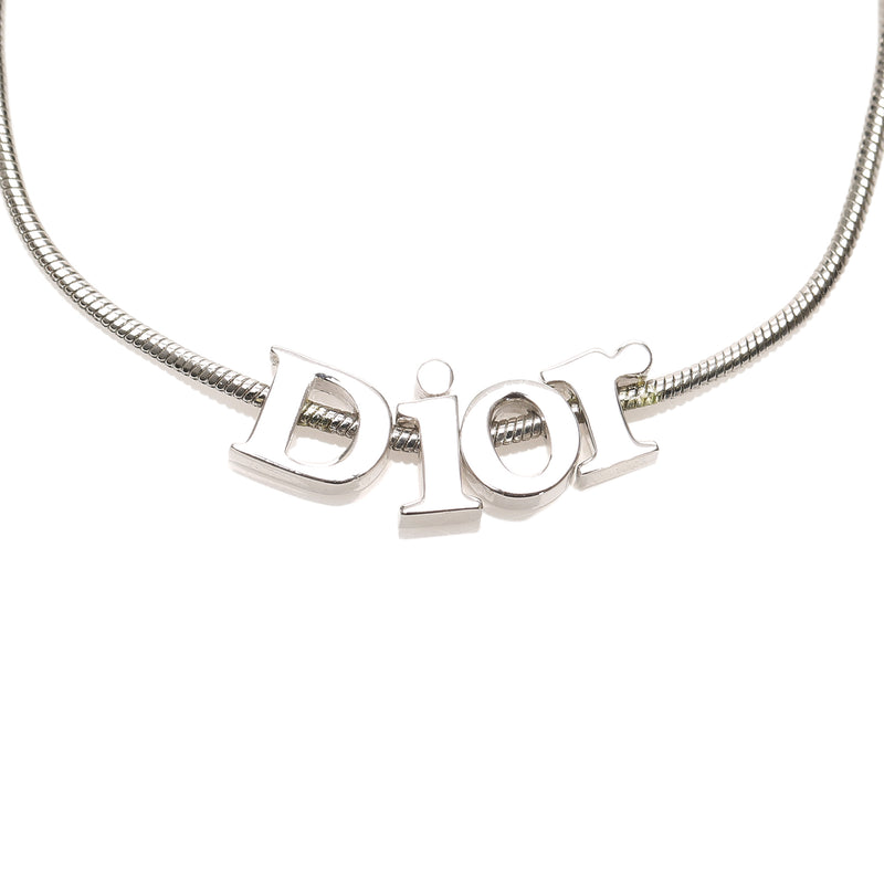 Logo Chain Bracelet Silver