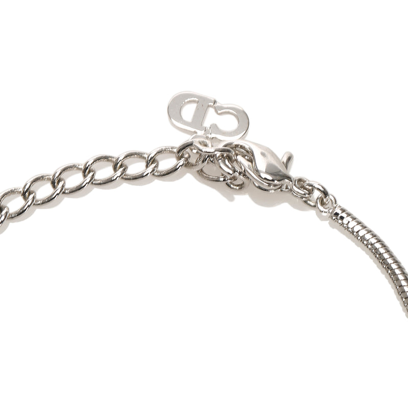 Logo Chain Bracelet Silver