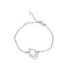Logo Charm Bracelet Silver - Bag Religion