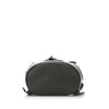 Gancini Leather Drawstring Backpack Green