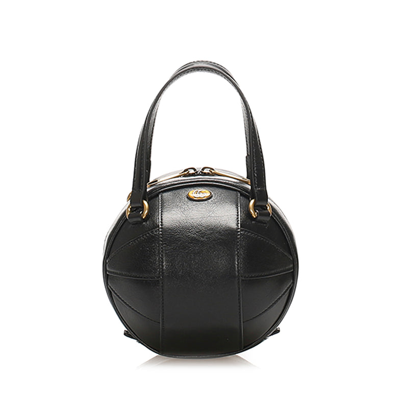 Tifosa Basketball Leather Handbag Black