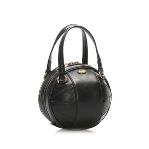 Tifosa Basketball Leather Handbag Black