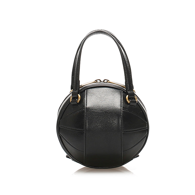 Tifosa Basketball Leather Handbag Black