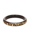Monogram Inclusion Bangle Brown