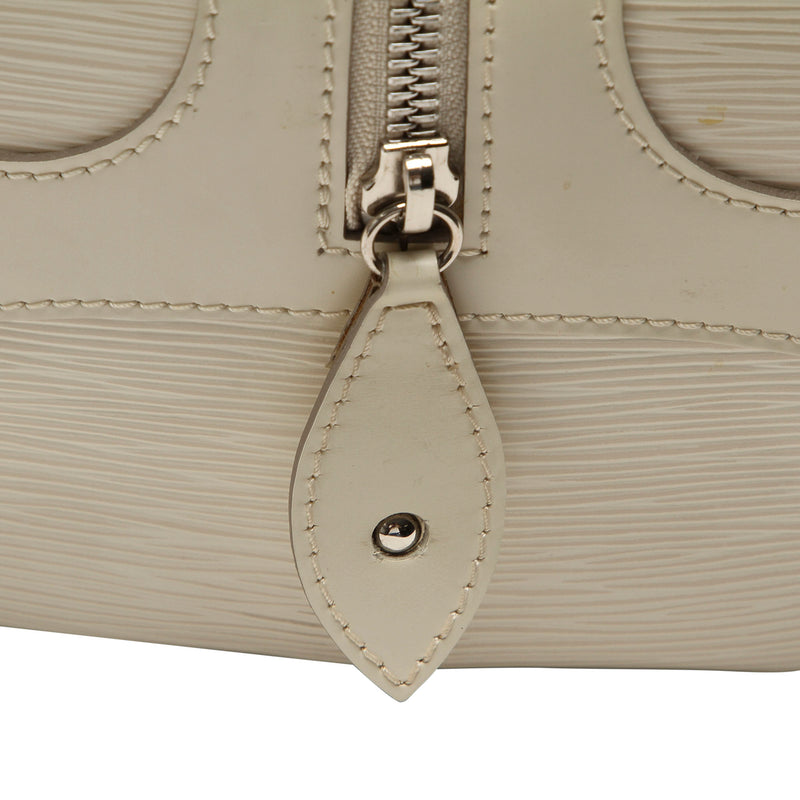 Louis Vuitton - White Epi Leather Bowling Montaigne Bag