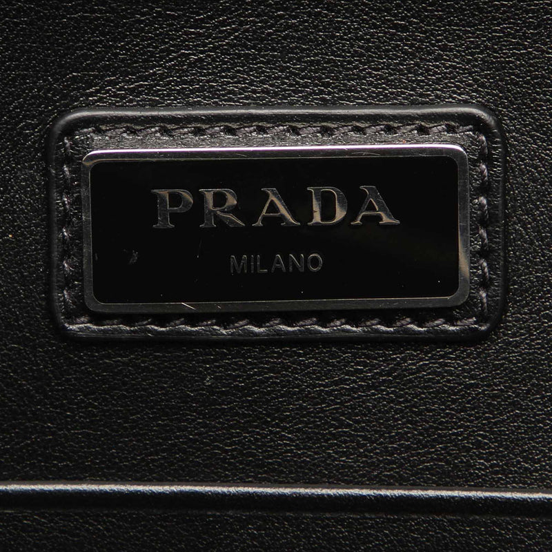 Prada Saffiano Clutch Bag Black