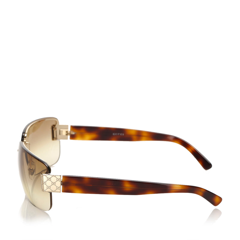 Square Tinted Sunglasses Brown - Bag Religion