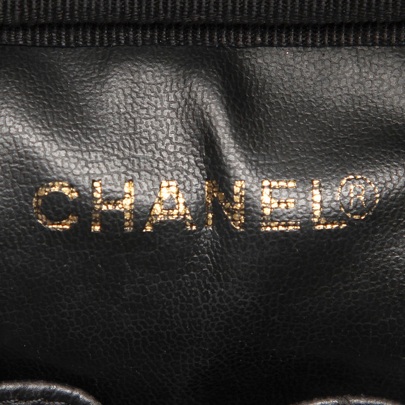 CC Caviar Leather Vanity Bag Black - Bag Religion