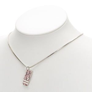 Dior Oblique Trotter Pendant Necklace Pink - Bag Religion