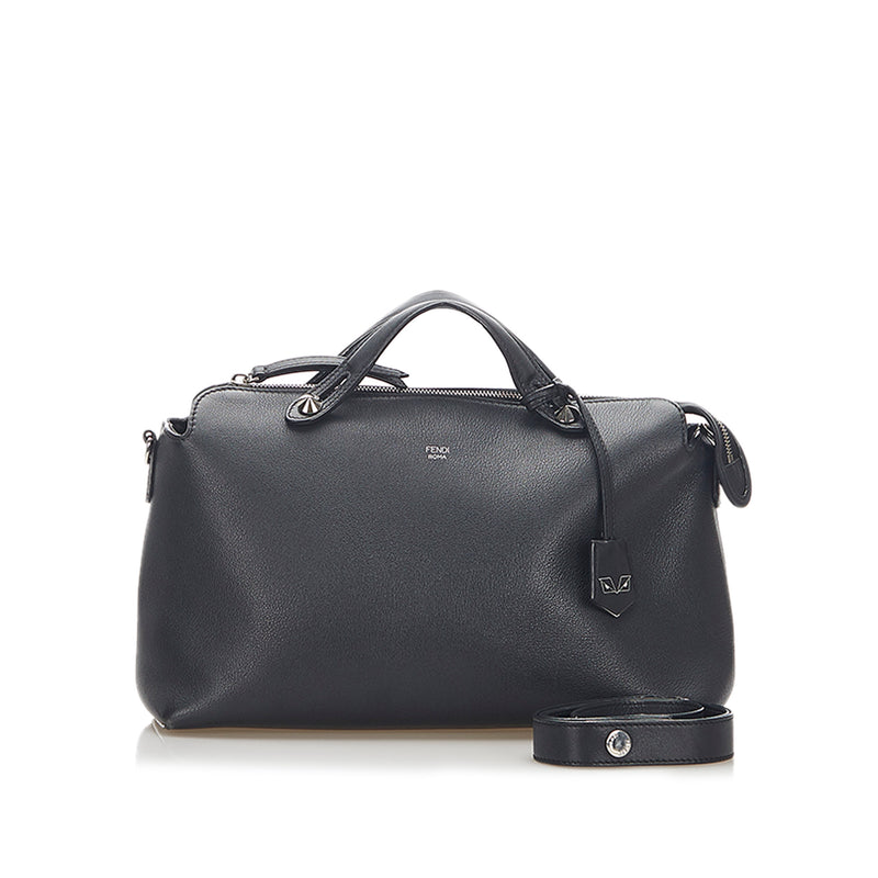 By The Way Leather Satchel Black - Bag Religion