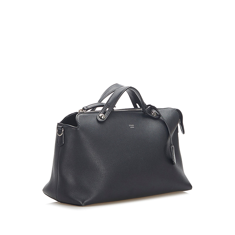 By The Way Leather Satchel Black - Bag Religion