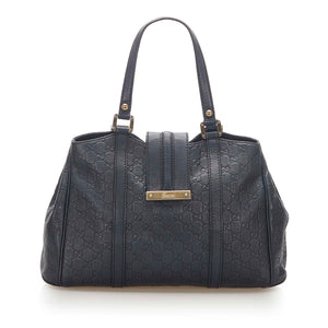 Guccissima Leather Tote Bag Black - Bag Religion