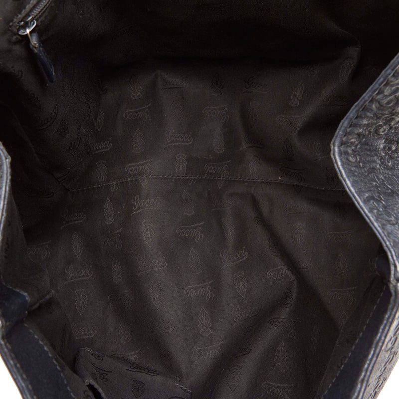 Guccissima Leather Tote Bag Black - Bag Religion
