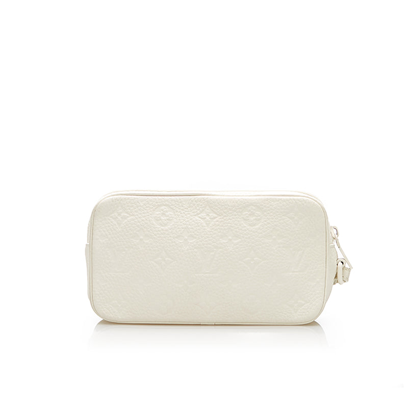 Louis Vuitton Monogram Taurillon Volga Pochette White