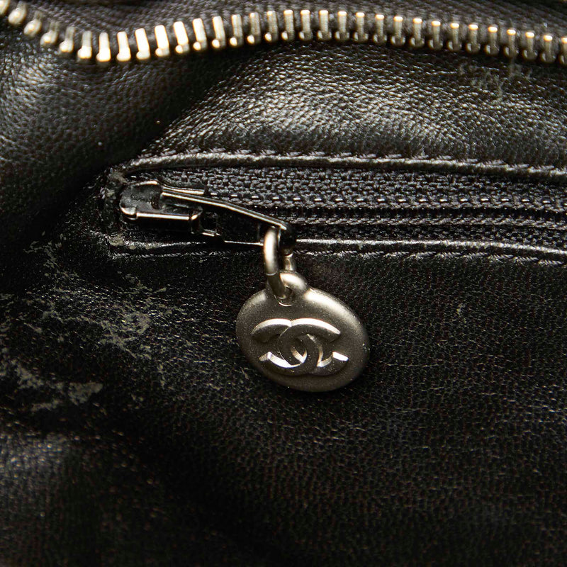 Medallion Caviar Leather Tote Bag Black - Bag Religion