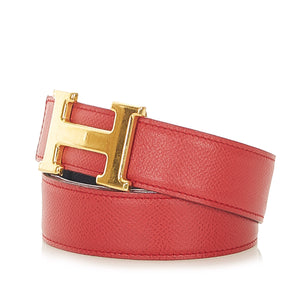 Constance Leather Belt Red - Bag Religion