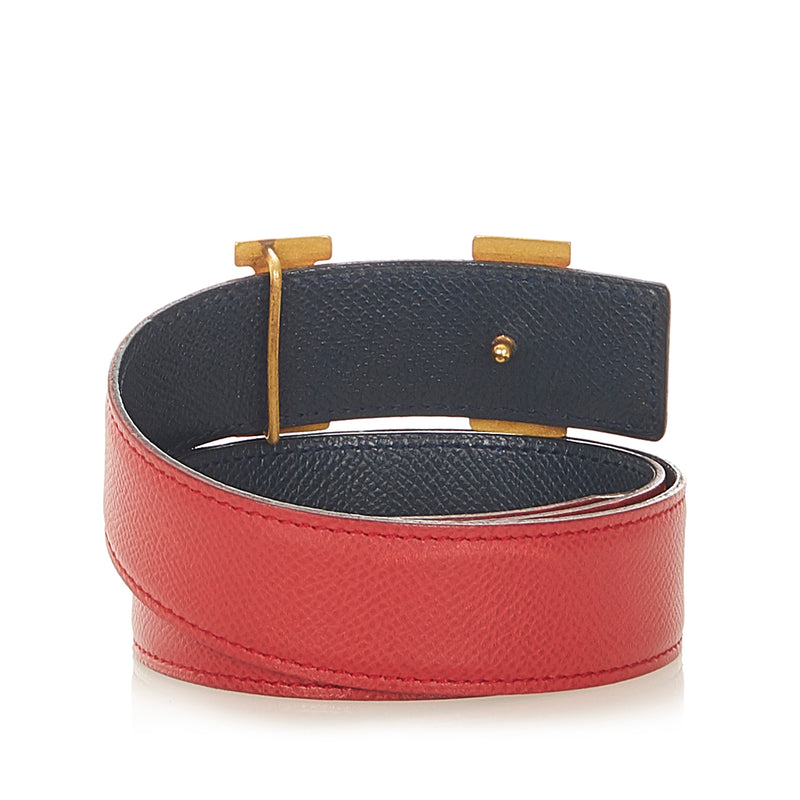 Constance Leather Belt Red - Bag Religion