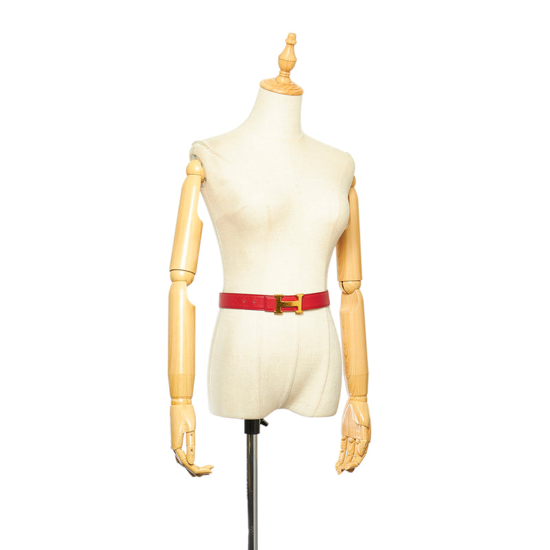 Constance Leather Belt Red - Bag Religion