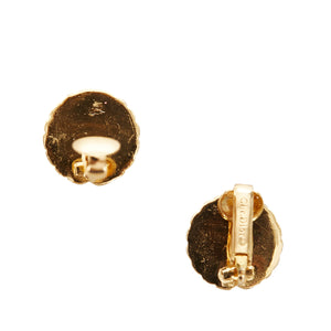 Logo Clip-On Earrings Gold - Bag Religion