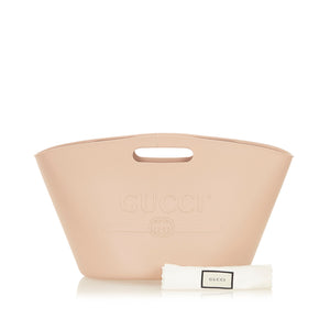 Logo Rubber Tote Bag Pink - Bag Religion