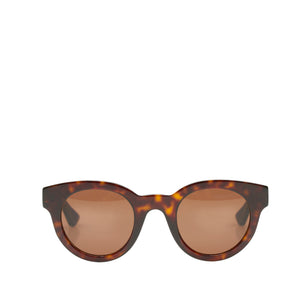 Round Tinted Sunglasses Brown - Bag Religion