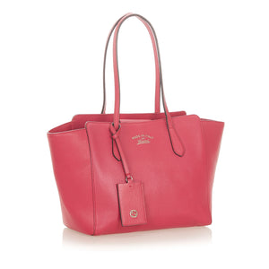 Swing Leather Tote Bag Pink - Bag Religion