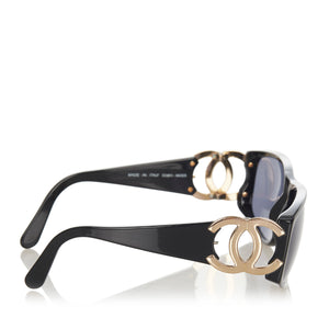 Round Tinted Sunglasses Black - Bag Religion