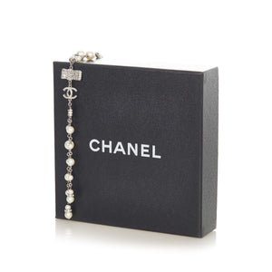 CC Faux Pearl Necklace Silver - Bag Religion