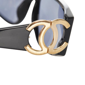 Round Tinted Sunglasses Black - Bag Religion