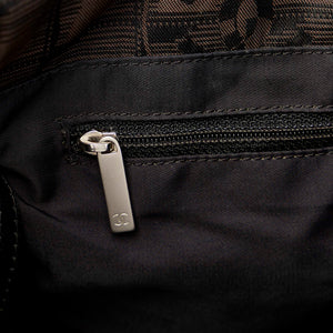 New Travel Line Canvas Tote Bag Black - Bag Religion