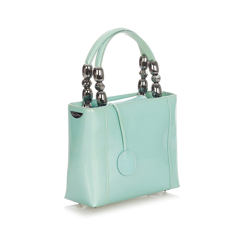Dior Malice Pearl Leather Handbag Green | Bag Religion