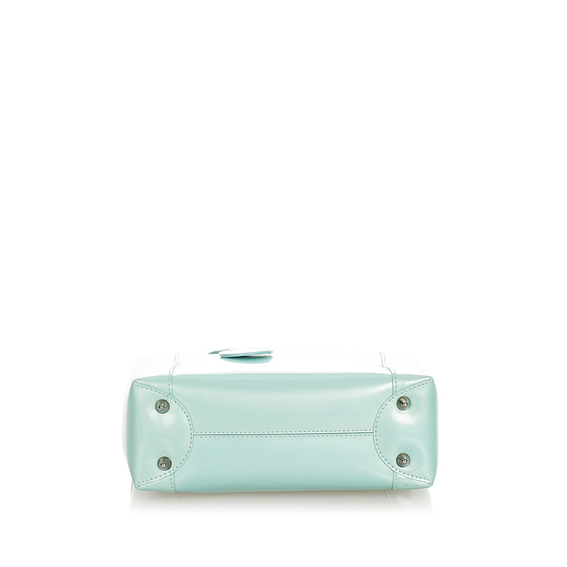 Malice Pearl Leather Handbag Green - Bag Religion