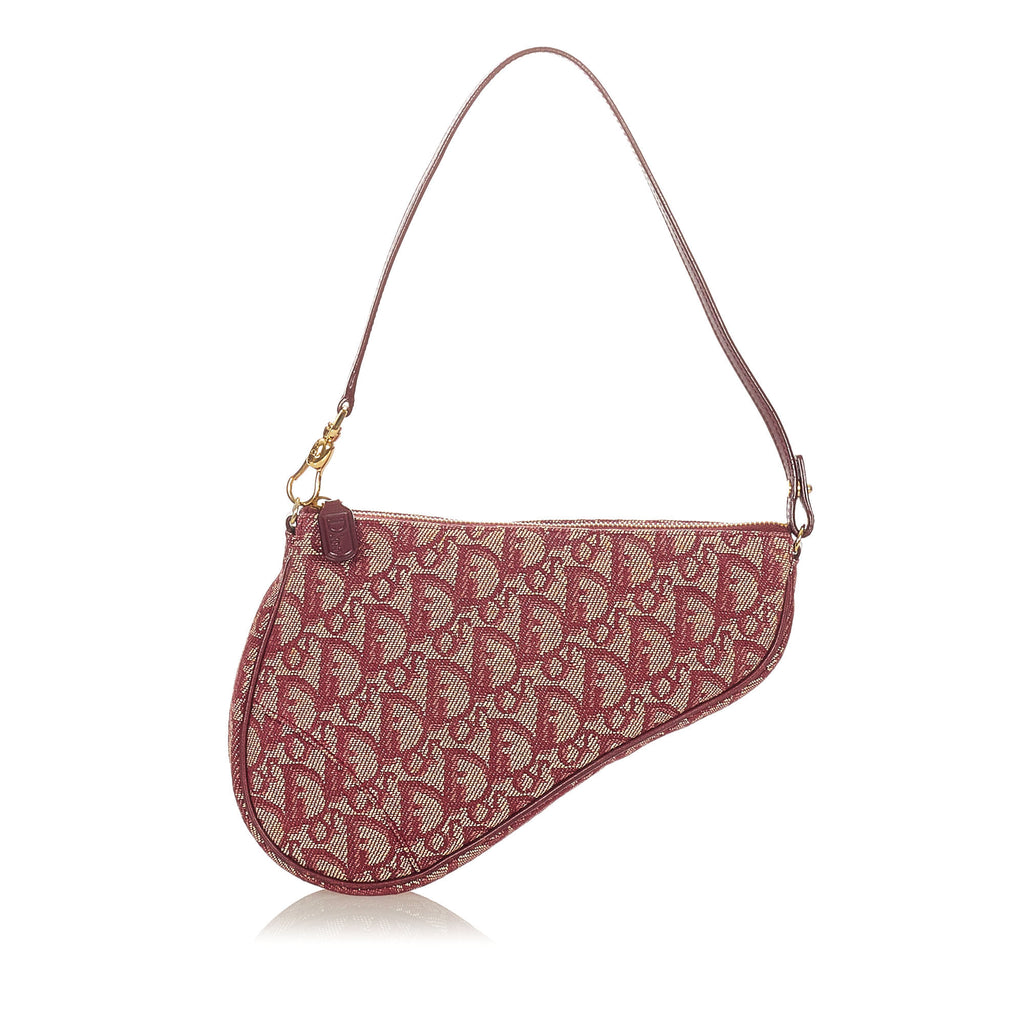 Dior Oblique Canvas Mini Saddle Red - Bag Religion