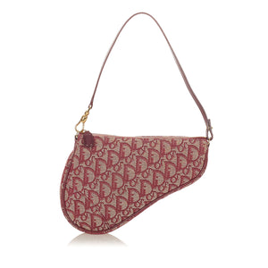 Dior Oblique Canvas Mini Saddle Red - Bag Religion