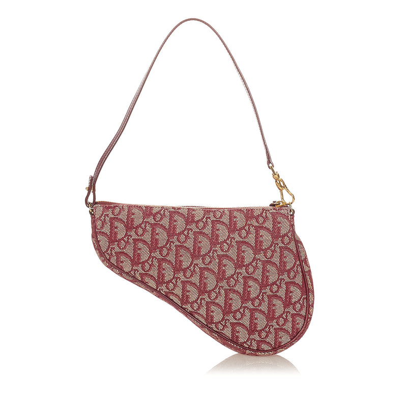 Dior Oblique Canvas Mini Saddle Red - Bag Religion