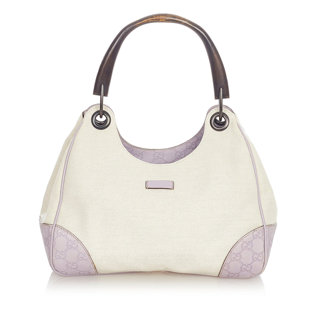 Bamboo Canvas Handbag White - Bag Religion