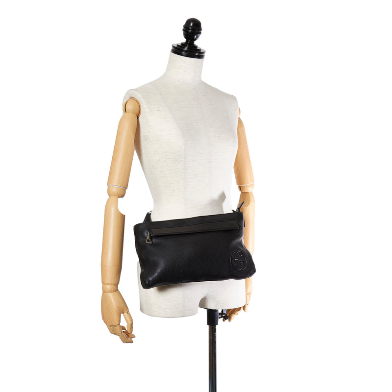 Soho Leather Belt Bag Black - Bag Religion
