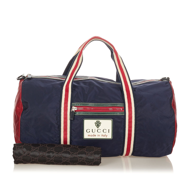 Sports Line Nylon Duffel Bag Blue - Bag Religion
