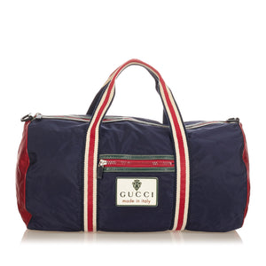 Sports Line Nylon Duffel Bag Blue - Bag Religion