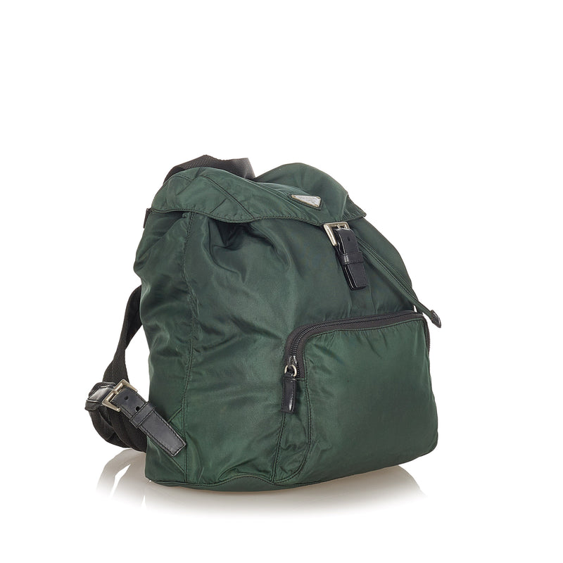 Tessuto Drawstring Backpack Green - Bag Religion